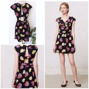 Anthropologie Elevenses Lexa Floral Romper